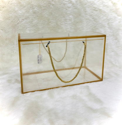 TRANSPARENT PVC HAMPER BAG