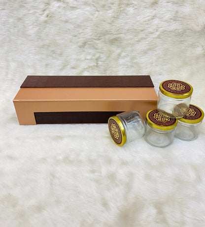 FESTIVE 4 JAR ELEGANT MDF HAMPER BOX