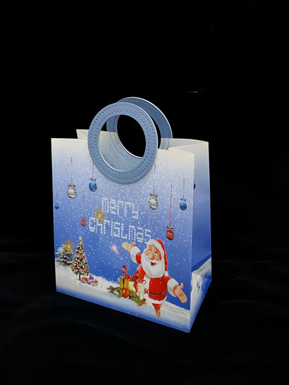 CHRISTMAS HAMPER BAG (PACK OF 10) BLUE