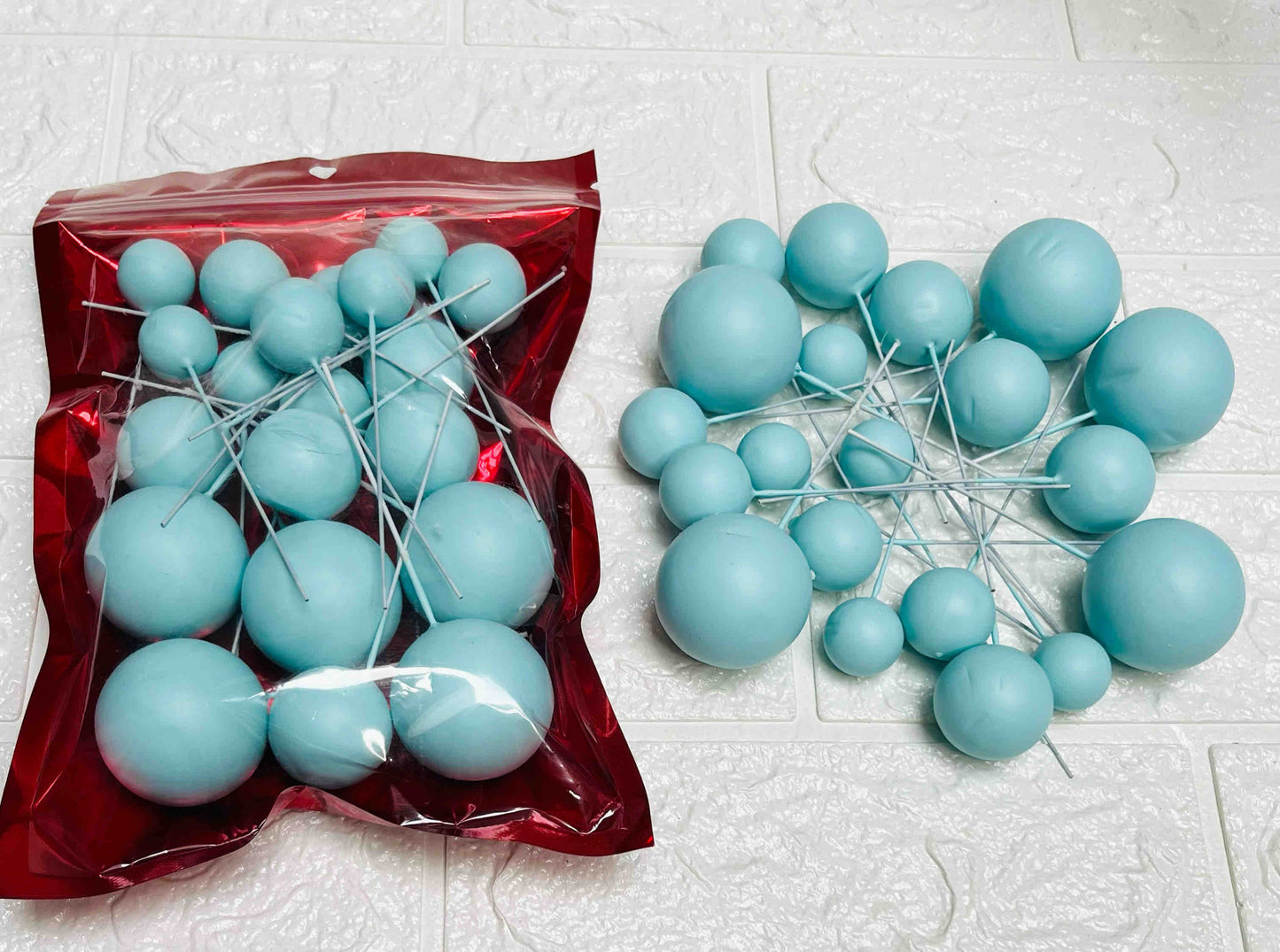 FAUX BALL TOPPER (20PCS)