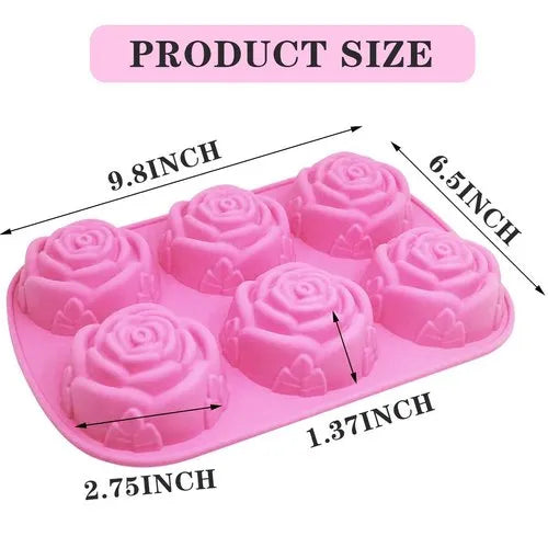 SILICON ROSE MOULD