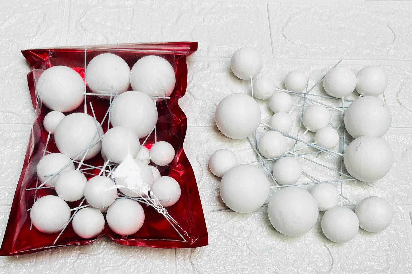 FAUX BALL TOPPER (20PCS)